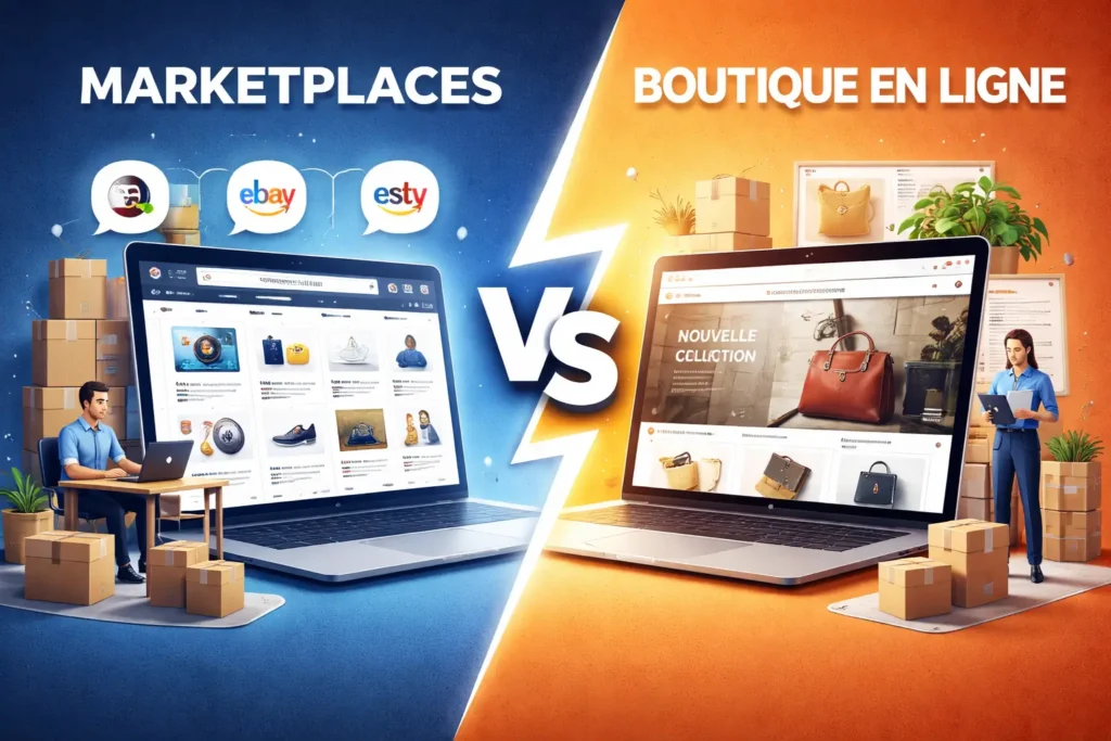 Tendances 2026, vendre sur les marketplaces vs avoir un site e-commerce