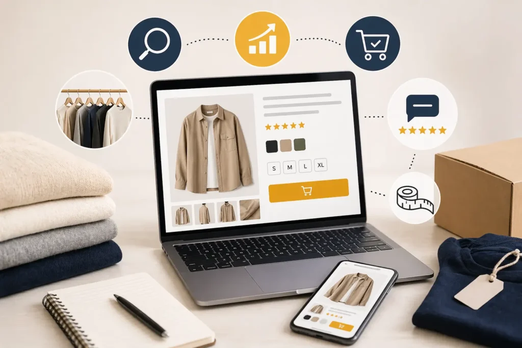 Le titre est un élément important pour la mode sur Amazon